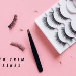 How to trim eyelashes