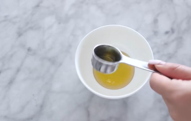 Rosemary Oil For Eyelashes: Step 1, to make rosemary extract, take half a cup of water in a pan and add a small bunch of rosemary
