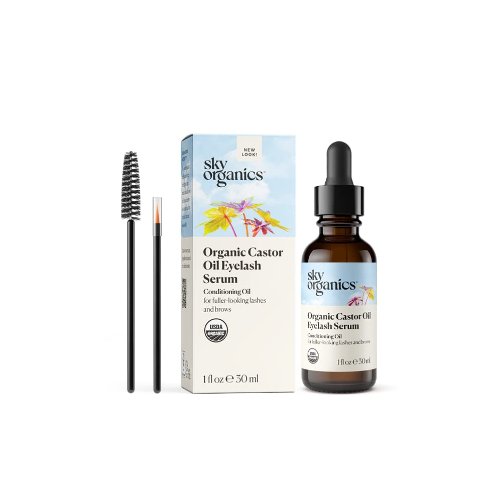 Sky organics organic castor oil eyelash serum